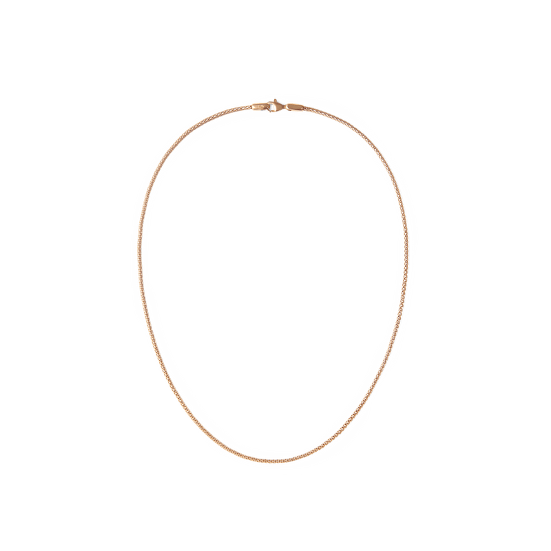 Daniel Wellington Tide Mesh Necklace Rose Gold 1.8
