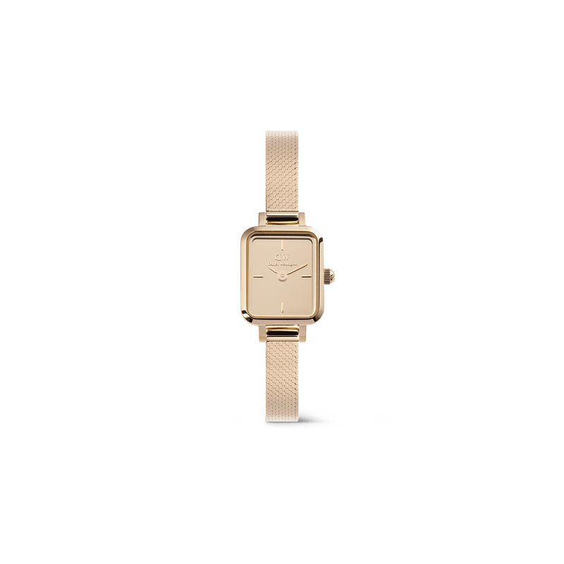 Daniel Wellington Quadro Mini Reflection Rose Gold Watch