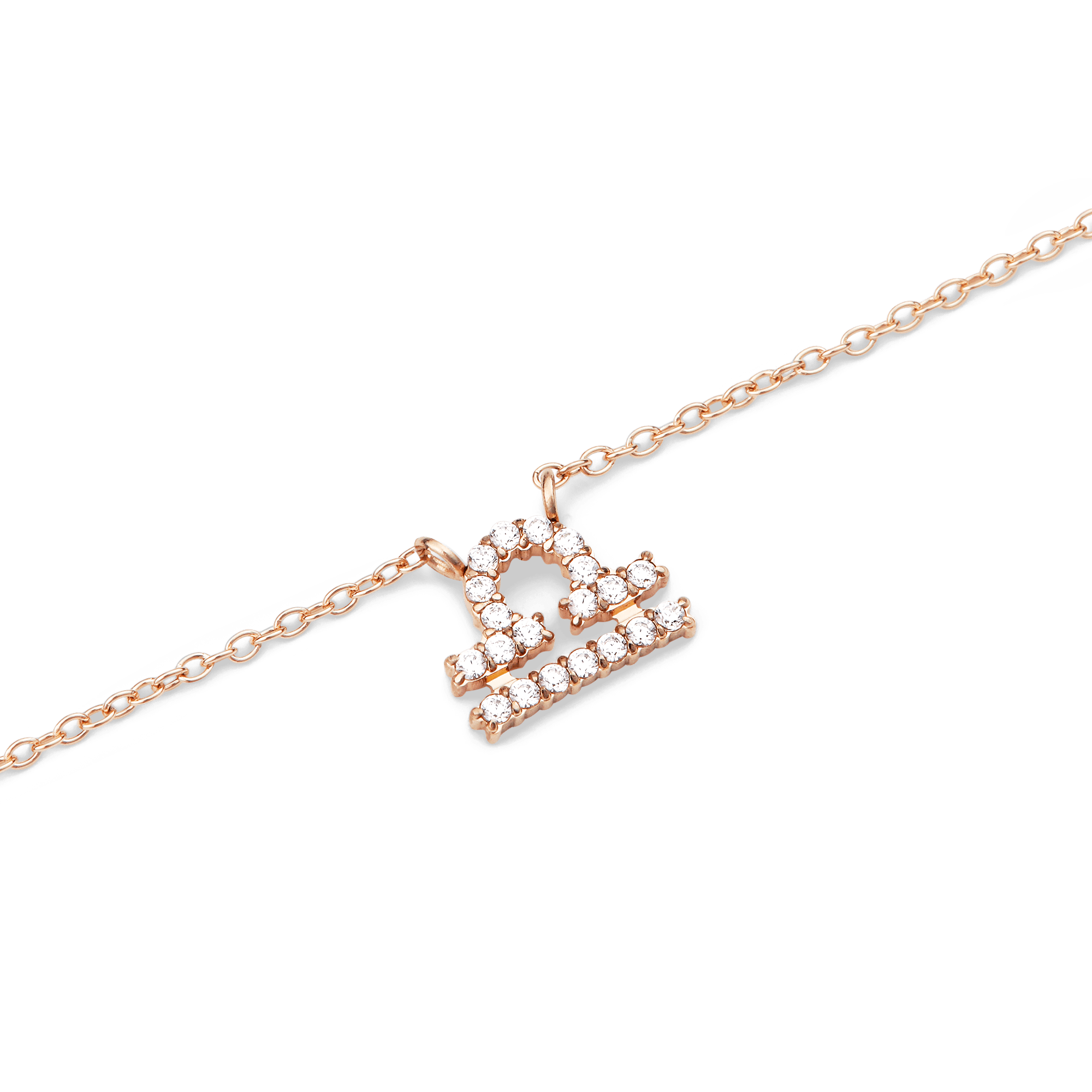 Daniel Wellington Zodiac Crystal Necklace Rose Gold