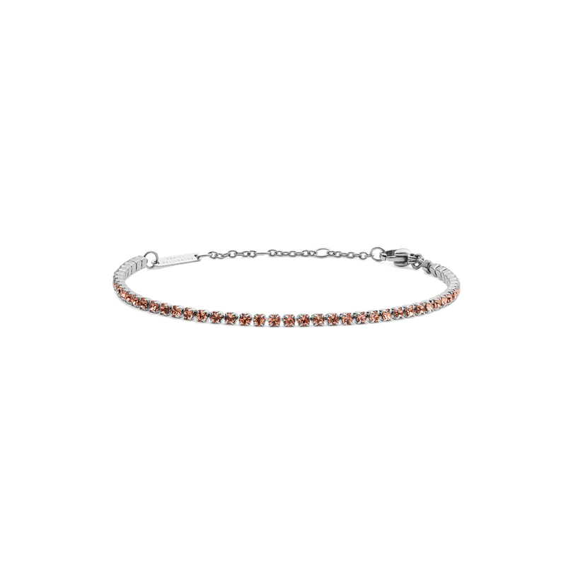 Daniel Wellington Classic Tennis Bracelet Apricot Silver