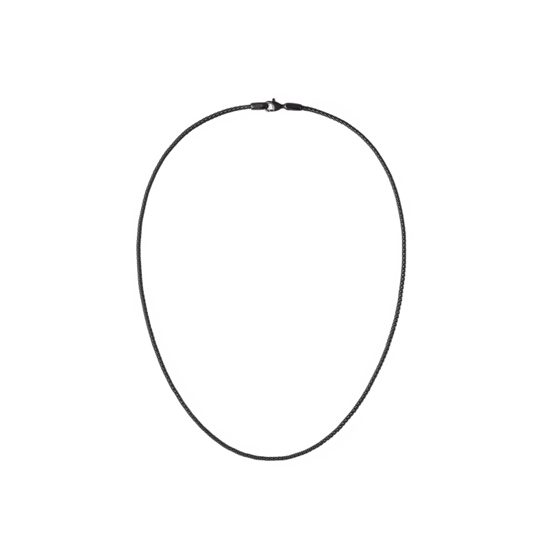 Daniel Wellington Tide Mesh Necklace Black 1.8