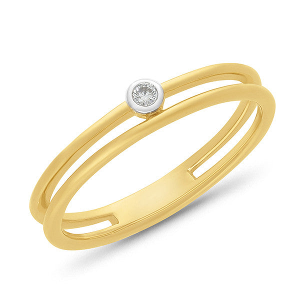 Diamond Celebration Ring in 9ct Yellow Gold