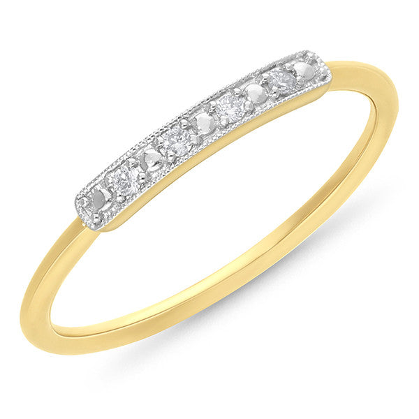 Diamond Celebration Ring in 9ct Yellow Gold