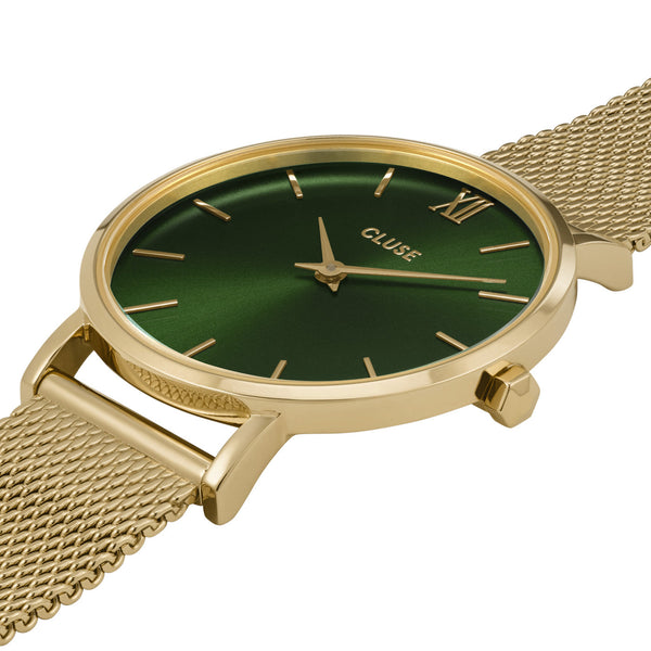 CLUSE Minuit Green  & Gold Mesh CW10206