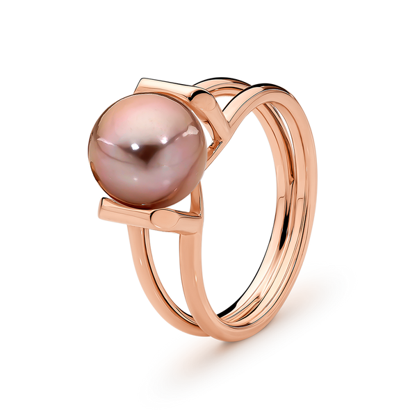 Natural Pink Edison Ring