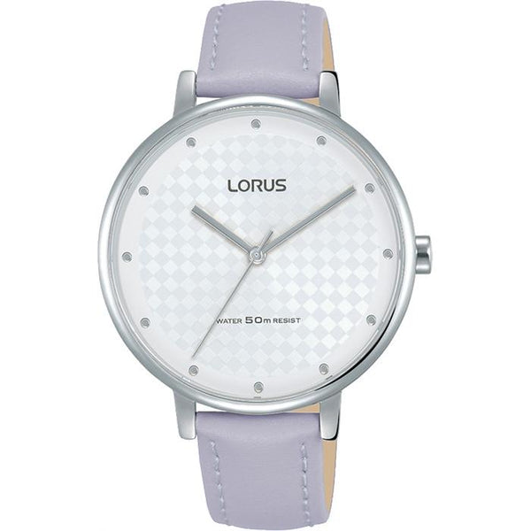 LORUS - Ladies Silver Leather Watch