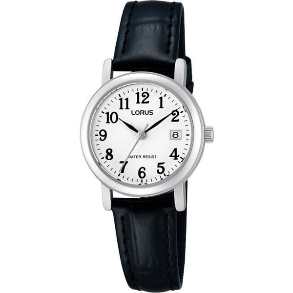 LORUS - Ladies Silver Leather Watch