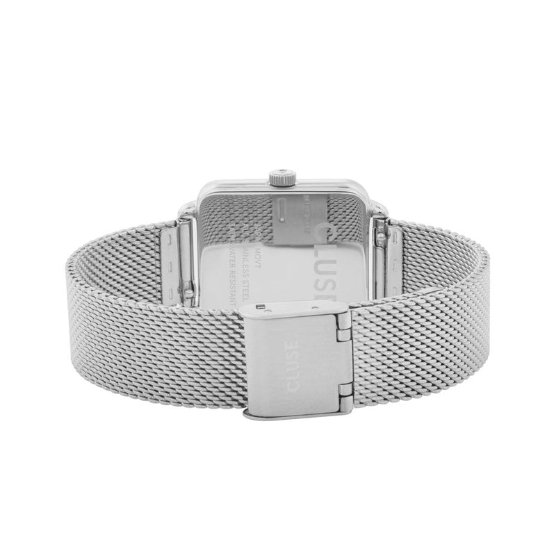 CLUSE La Tetragone Silver Mesh  &  White CW0101207003