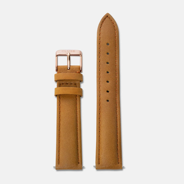 CLUSE 18mm Strap Caramel & Rose Gold CS1408101002