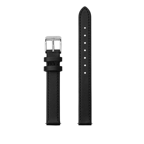 CLUSE 12mm Strap Black & Silver CS12001