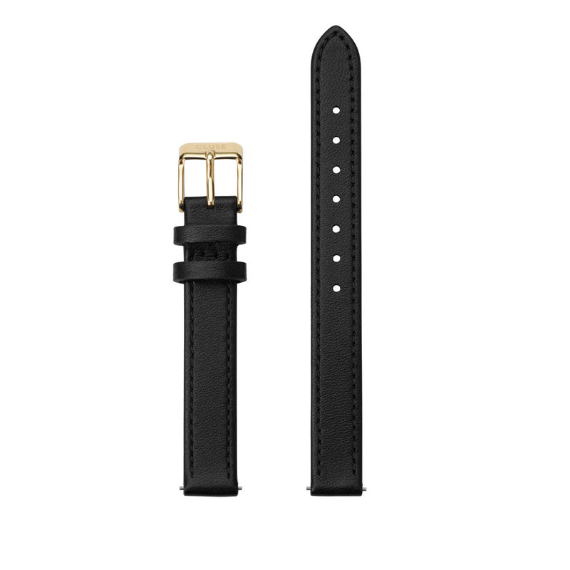 CLUSE 12mm Strap Black & Gold CS12002