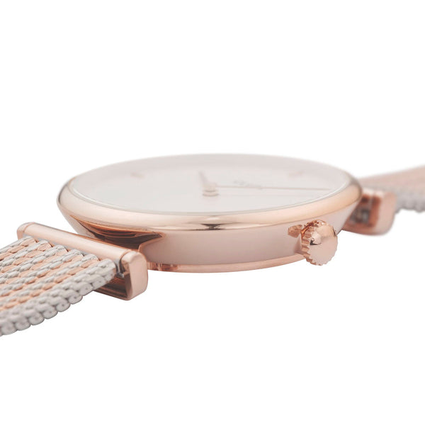 CLUSE Triomphe Rose Gold Bicolour Mesh CW0101208001