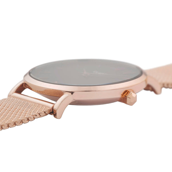 CLUSE Minuit Mesh Rose Gold & Black CW0101203003