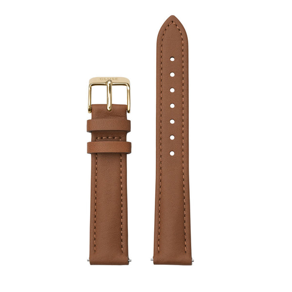 CLUSE 16mm Strap Caramel & Gold CS12231