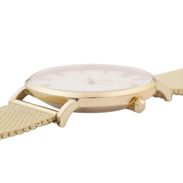 CLUSE Minuit Mesh Gold & White CW0101203007