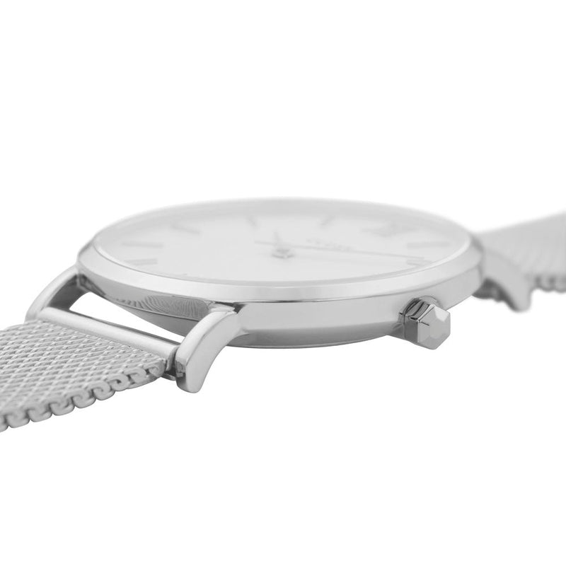 CLUSE Minuit Mesh Silver & White CW0101203002